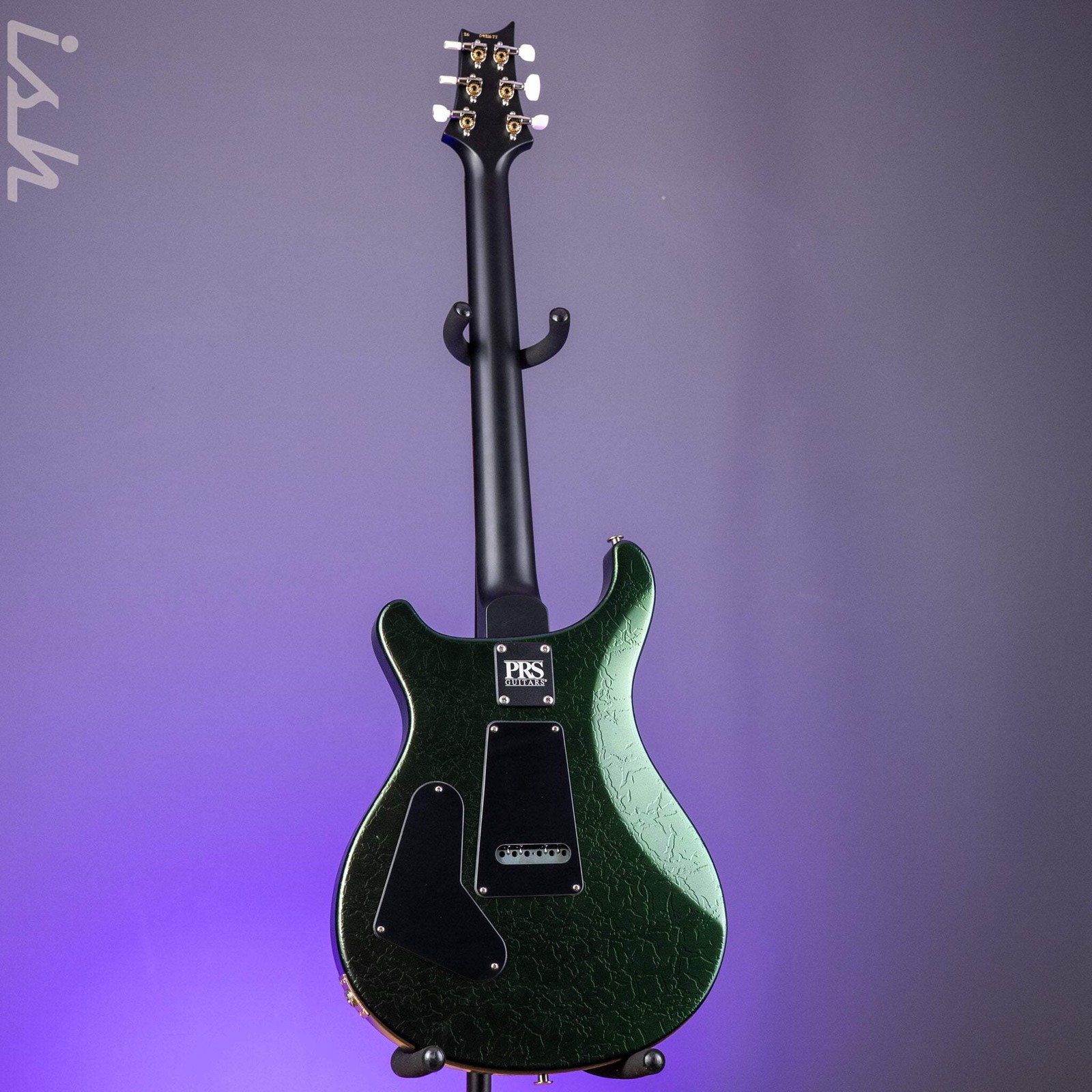 PRS CE 24 Special Green Metallic Colorshift Crackle Sprayer’s Choice w/ Black Sa