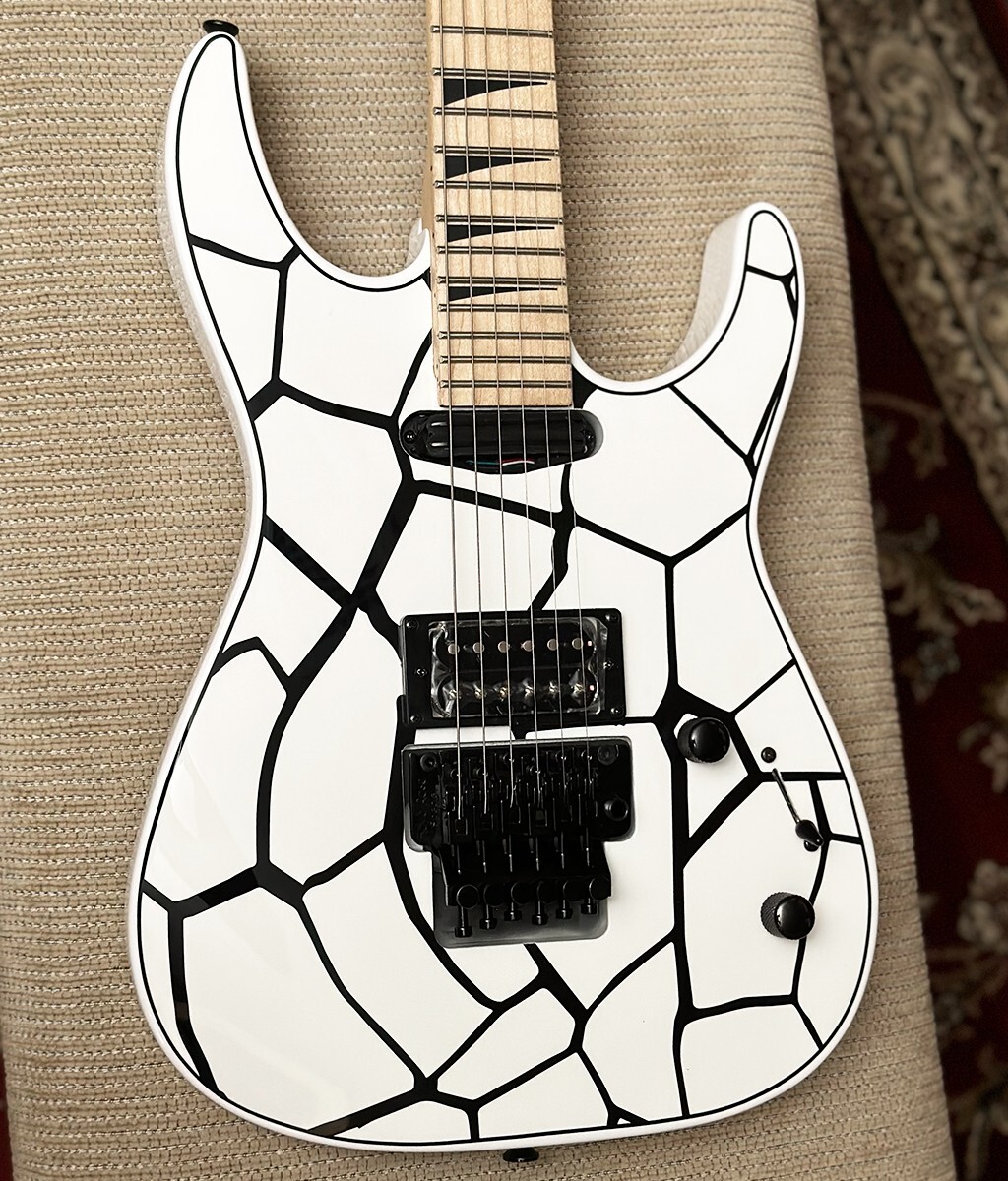 Jackson X Series Dinky DK1A White Tortoise Electric Guitar