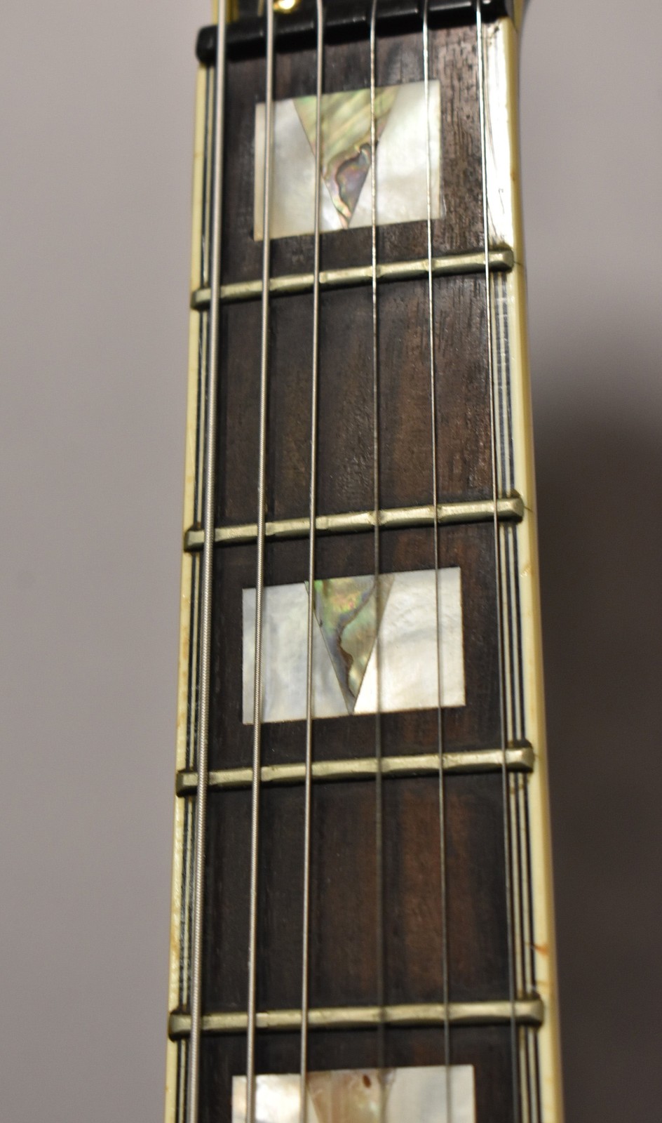 1997 Epiphone Sheraton Samick Korea Ebony Finish AS-IS For Repair w/OHSC