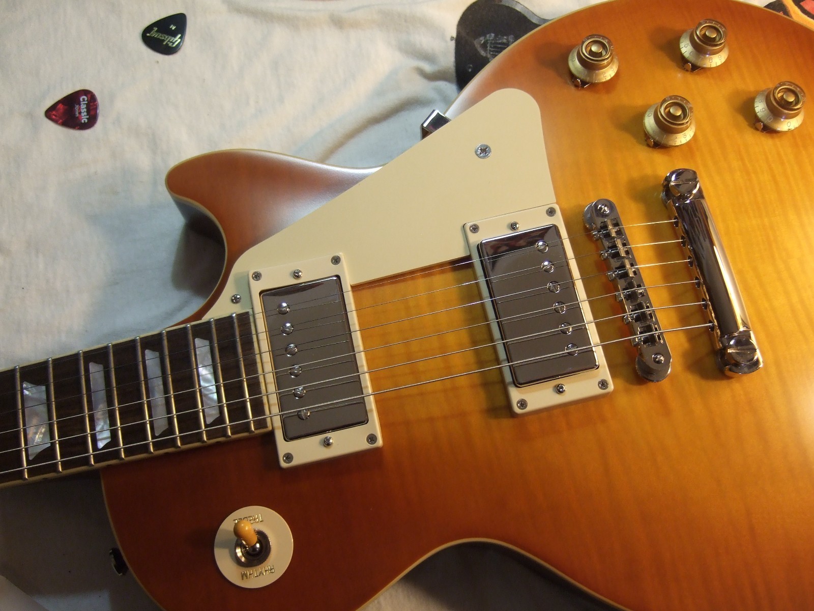 2024 epiphone inspired by gibson les paul standard ’59 reissue honey burst ohsc