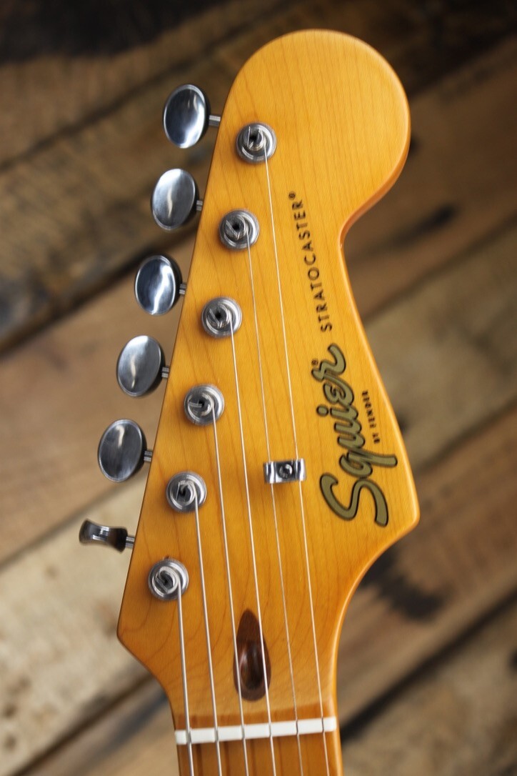 Squier 40th Anniv Stratocaster Vtg Ed. Electric Guitar Satin Seafoam Green M1217
