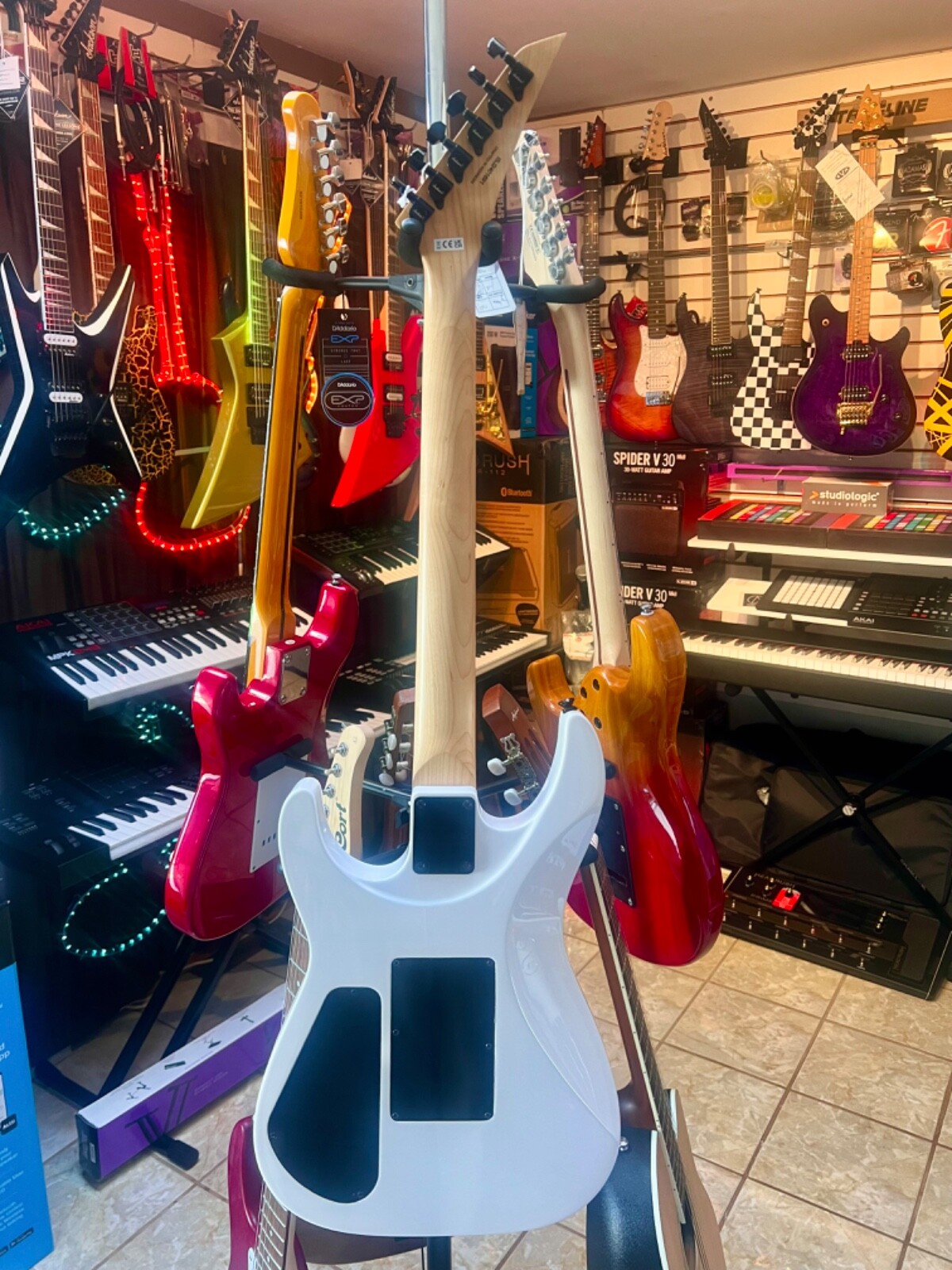 Jackson X Series Dinky DK1A Guitar & FREE On-Stage GBE4990CG Deluxe Gig Bag