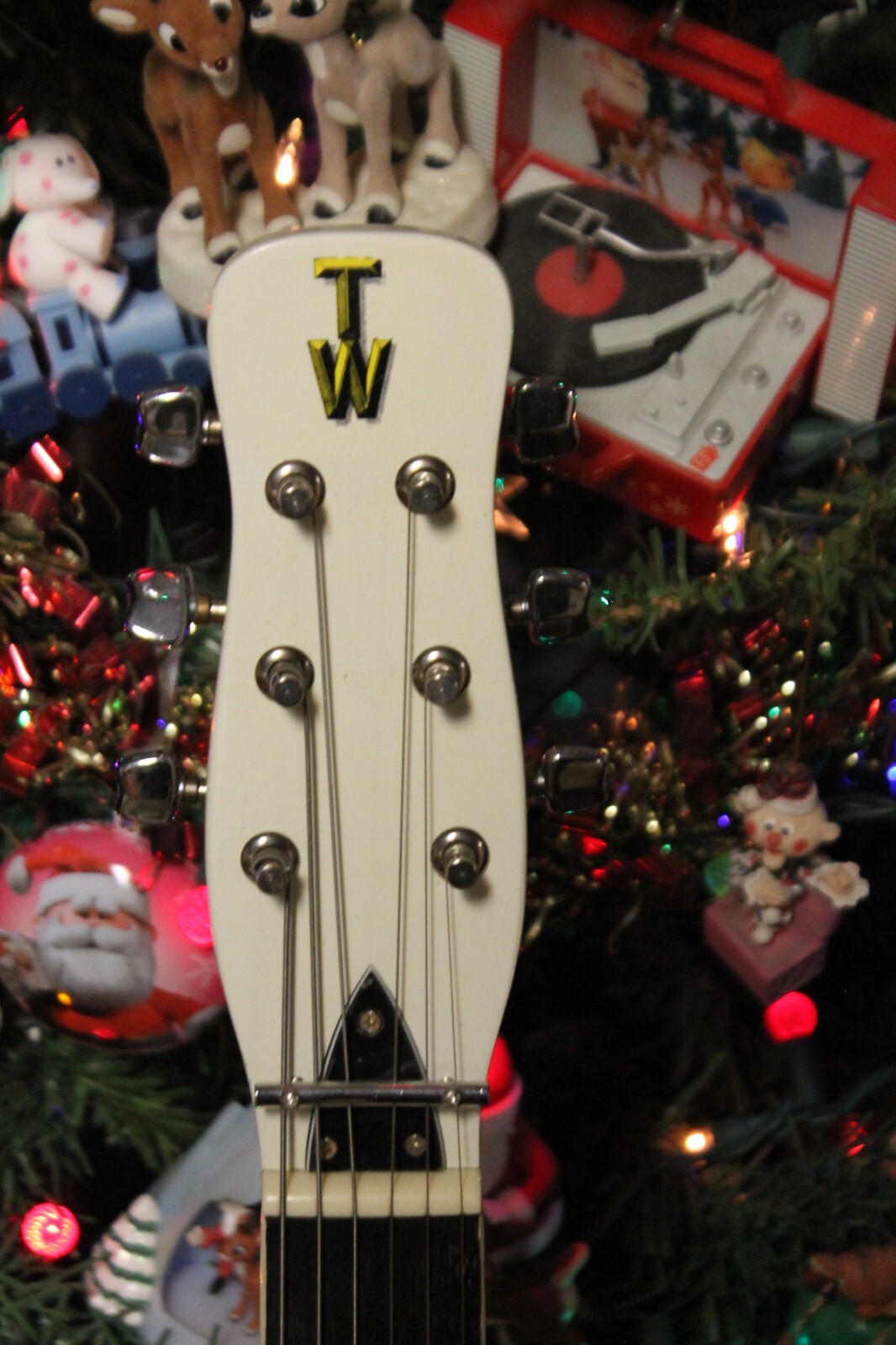 BEATLES Traveling Wilburys 1988 Gretsch TW-300 ELECTRIC Guitar w/ BOX Cord RARE