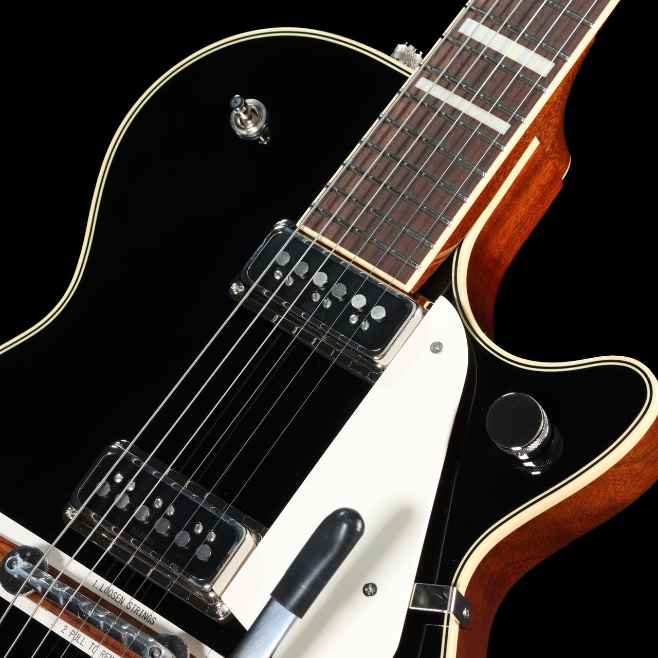 Gretsch G6128T-53 Vintage Select ’53 Duo Jet Bigsby TV Jones Black JT25093127