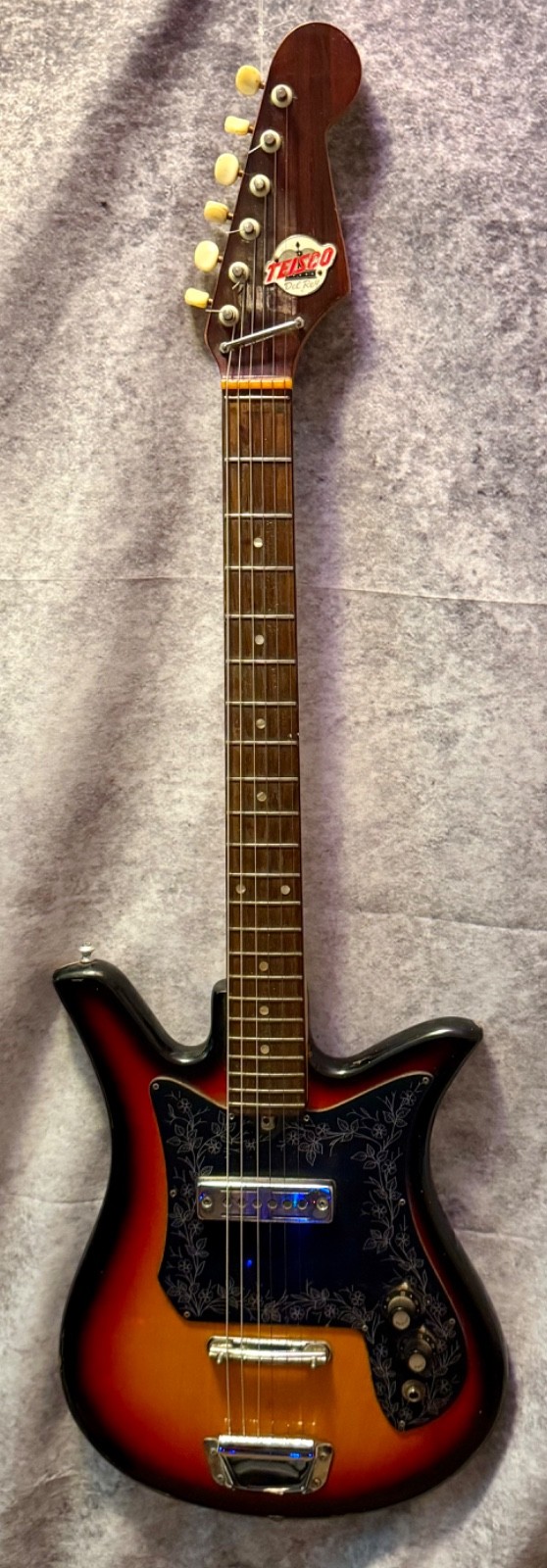 Vintage Teisco Del Ray ET-110 Tulip Electric Guitar Late 60’s See Video