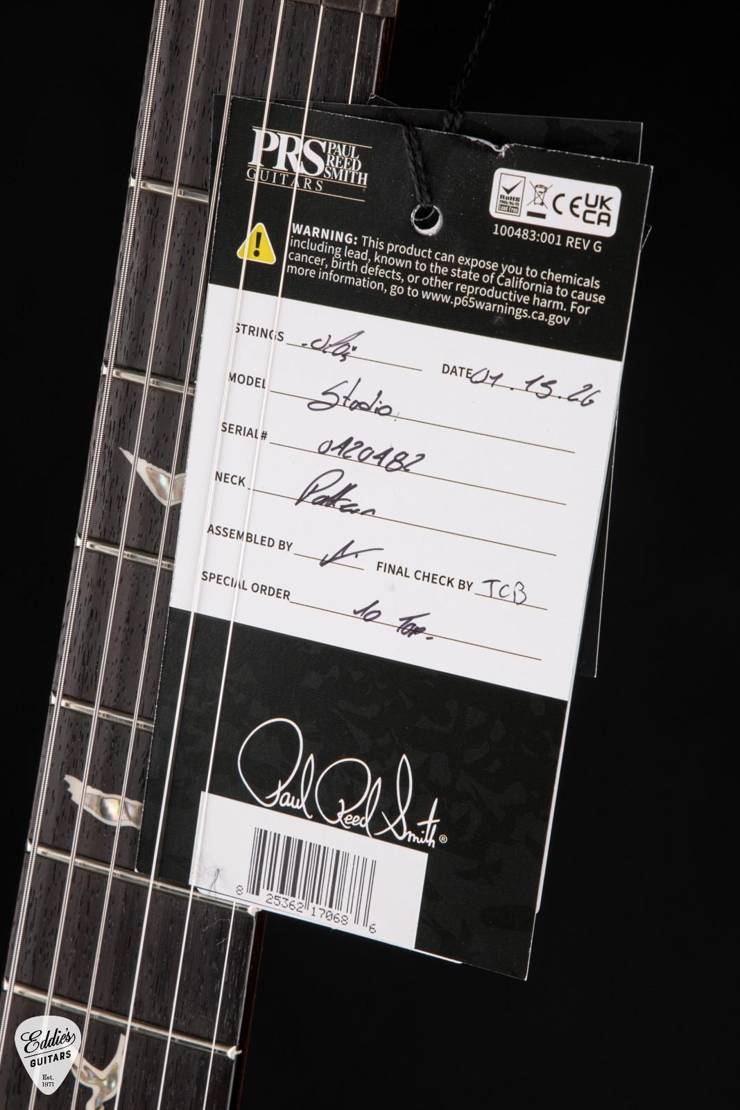 PRS Studio – Carroll Blue #420482