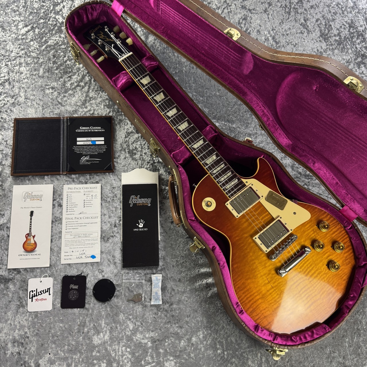 Gibson Custom Shop Historic ’59 Les Paul Reissue Hand Select New