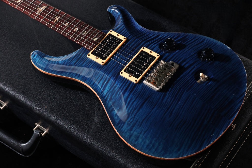 Paul Reed Smith (PRS) 2008 Custom 24 10-Top Whale Blue Wide Thin Neck [8 131547]