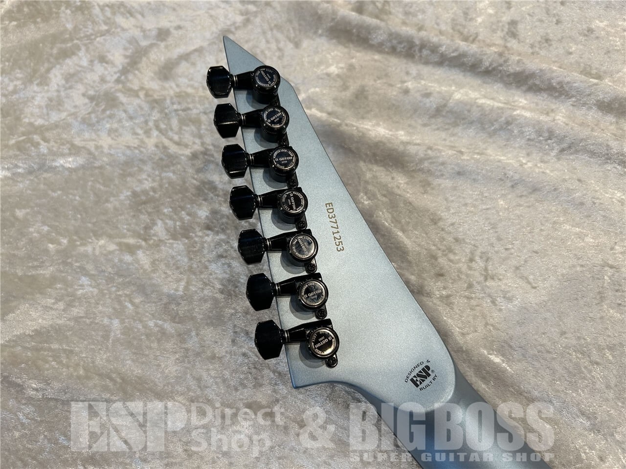 Edwards E-M-II-7 Ice Blue Metallic Used Electric Bass Guitar