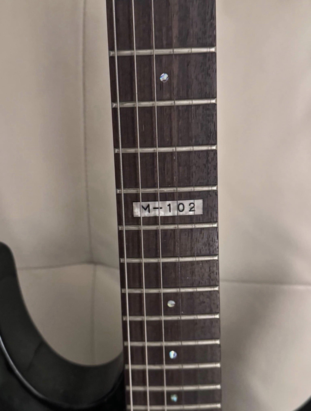 ESP LTD M-102 Electric Guitar Black Duncan Designed Pickups Floyd Rose NOS