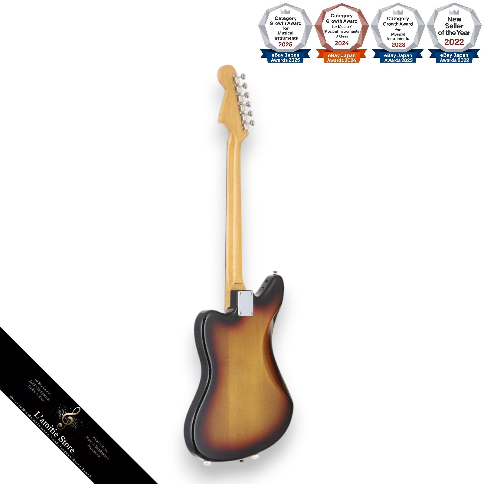 Fender Japan JG66 Jaguar Short Scale Bass 3TS 24in Offset Model