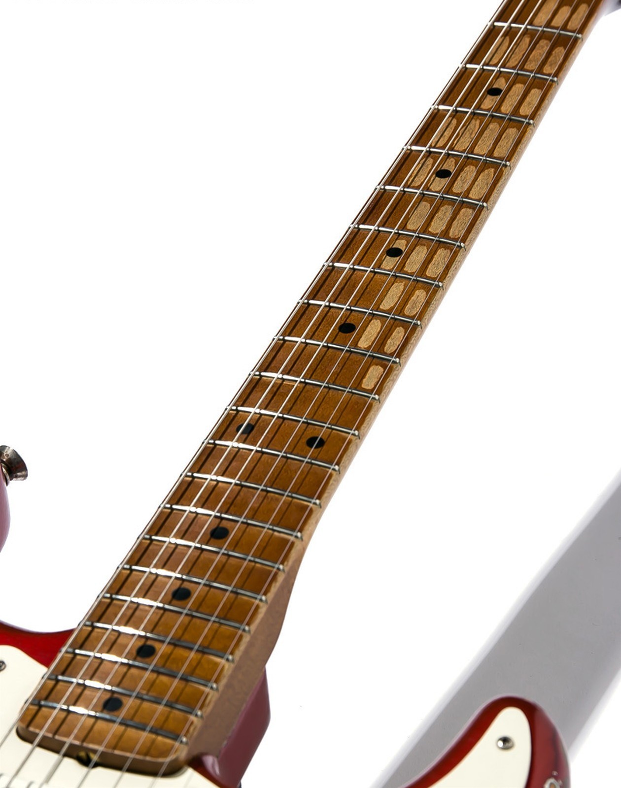 Jimmy Wallace ST Used Alder body Candy Apple Red Aged w/Hard case