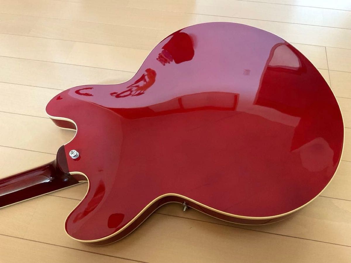 Archtop Tribute AT-135 STP Semi Acoustic Guitar Made in Japan Good Condition