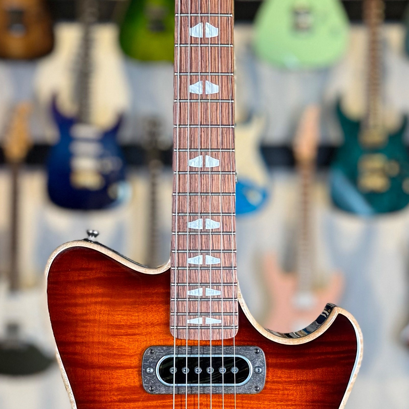 Powers Electric A-Type Select Maple Custom – Violin Burst – 1 of 1