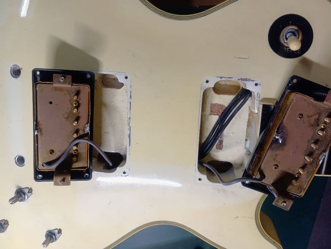 Burny Les Paul Custom Diamond Inlay Safe packing!