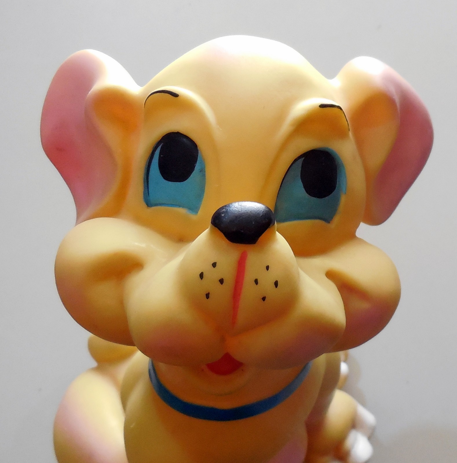 VINTAGE RUBBER TOY SQUEAK BIG DOG PUPPY DOGGIE MADE IN ITALY 1960s RUBBERTOYS