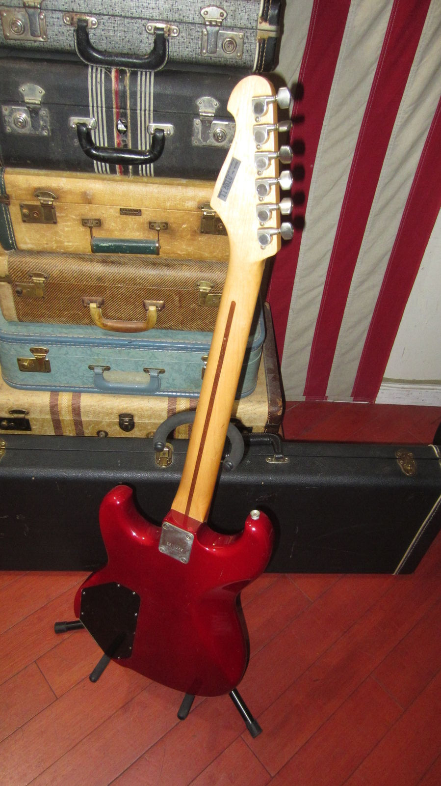 ~1985 Roland G-202 GR Synth Electric Solid Body Guitar Red
