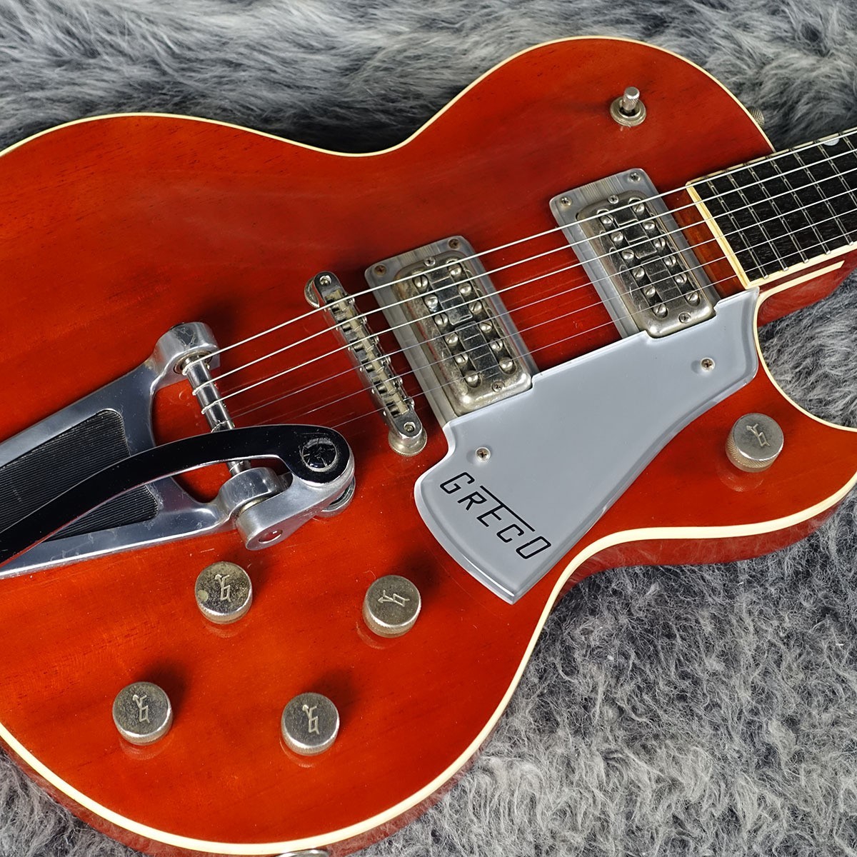 [Greco] RJ-85 Red 1988 Les Paul type W/Gig bag Electric Guitar Used From Japan