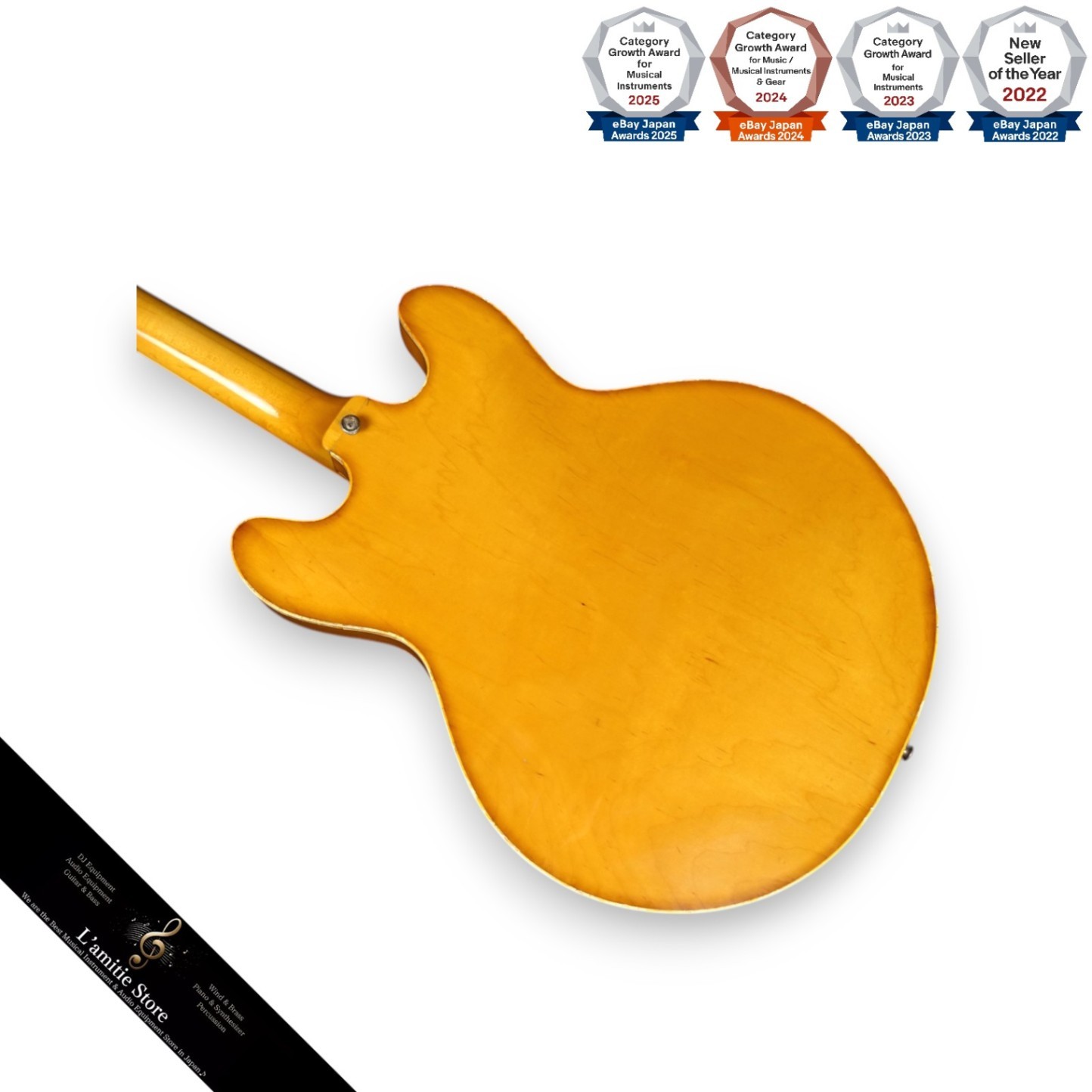 Epiphone Casino 1987 Vintage Natural SemiHollow Guitar Japan