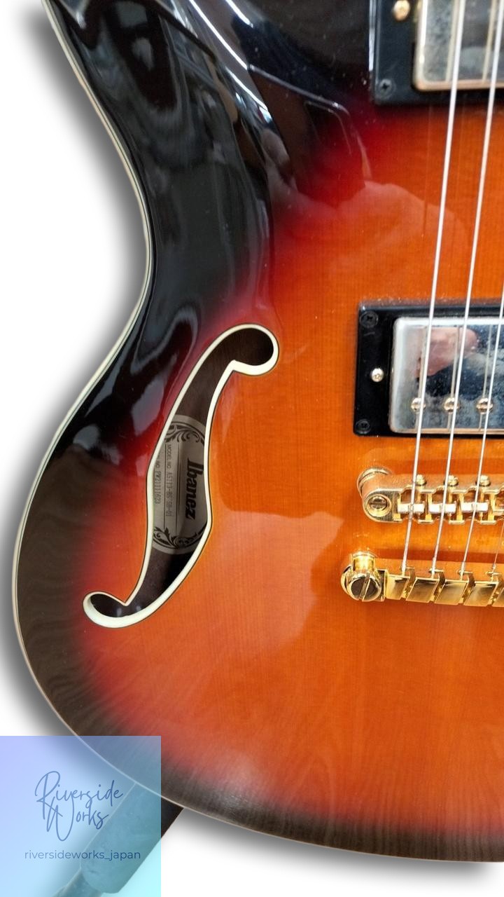 Ibanez AS113-BS Semi-Hollow Electric Guitar – Beautiful Finish JP