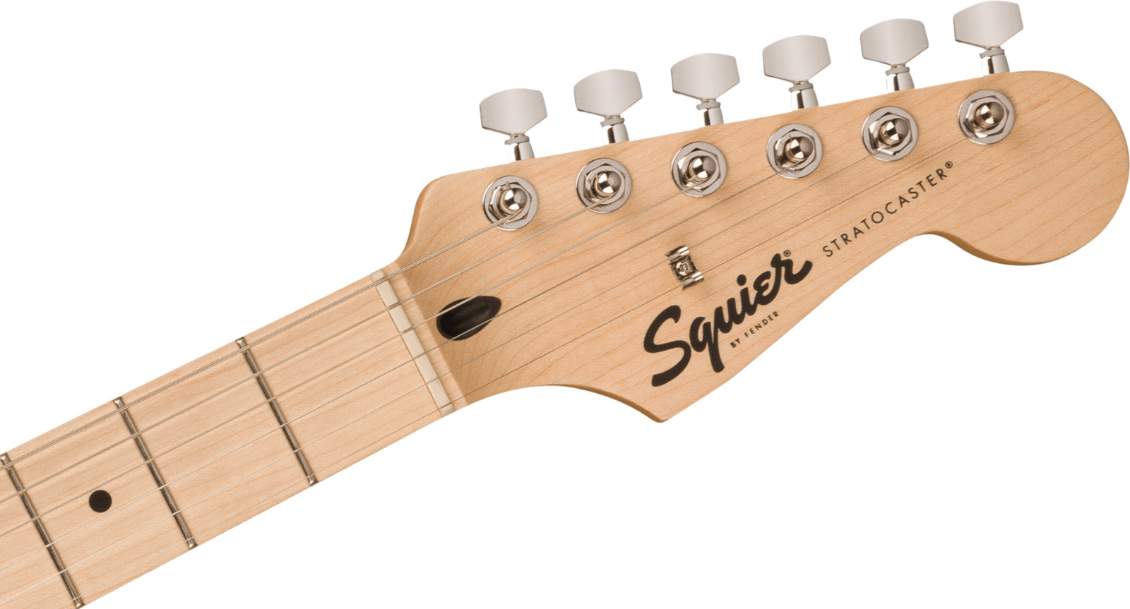 Fender Squier Sonic Stratocaster HSS Electric Guitar, Maple Neck, Tahitian Coral
