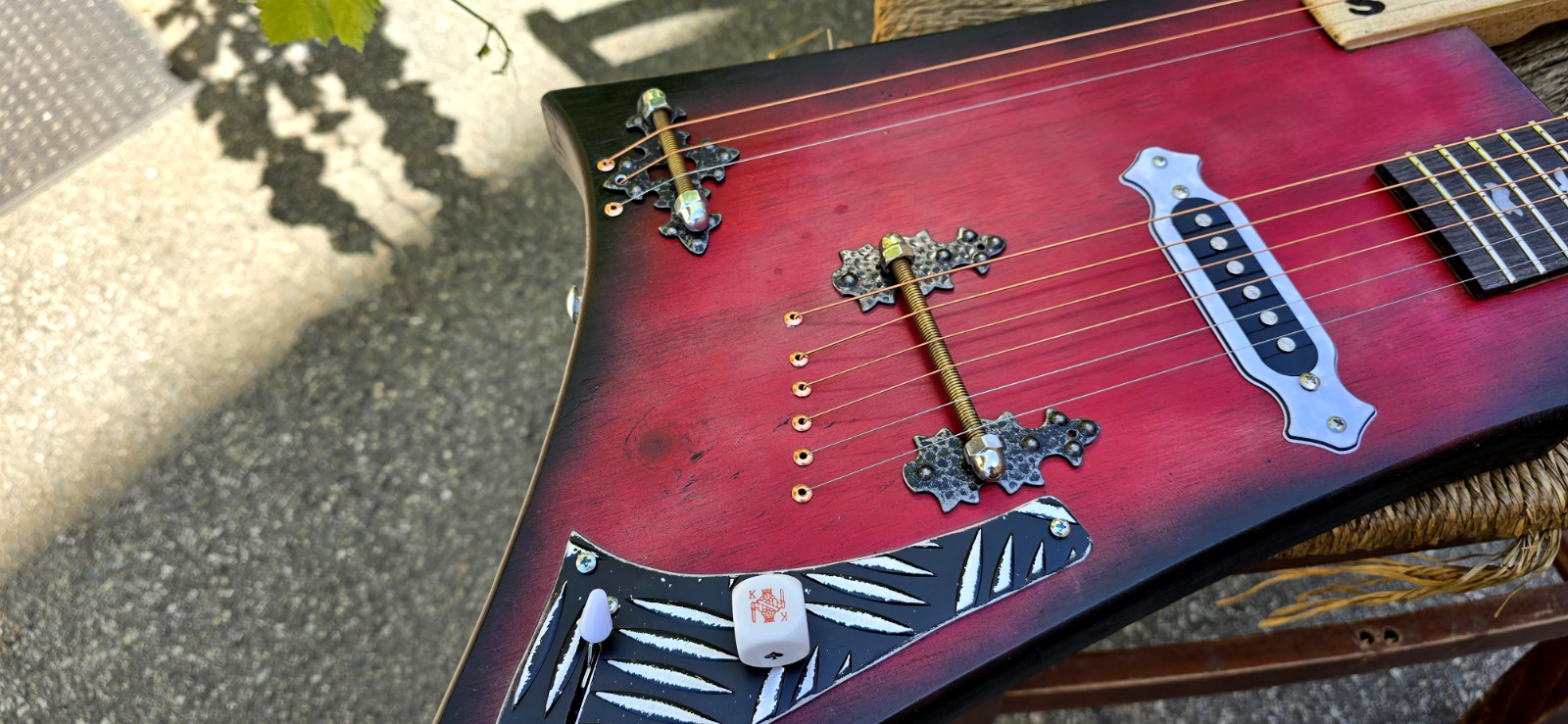 Robert Matteacci Sanguenero Double Neck Electric Guitar