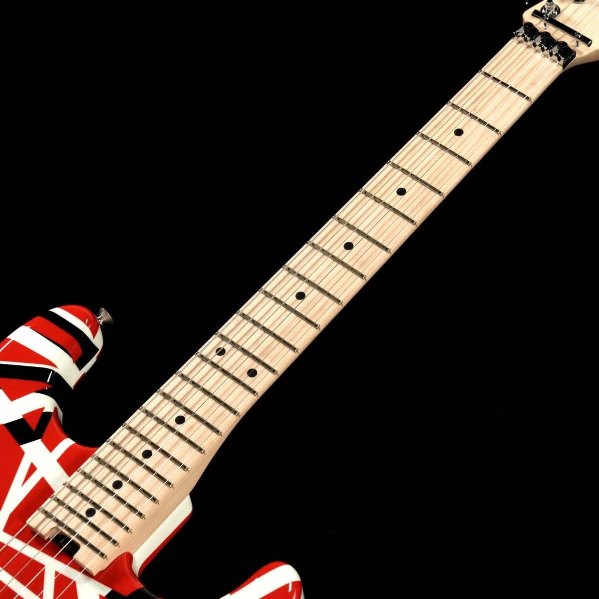 EVH Striped Series Red with Black Stripes