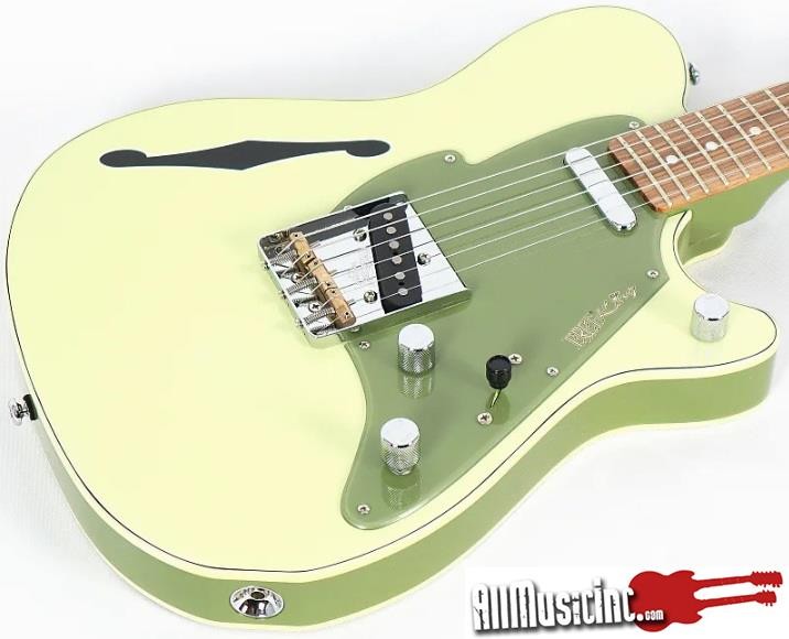 Fret King Vintage FKV25JJ John Jorgenson Arcadia Green Tele Electric Guitar