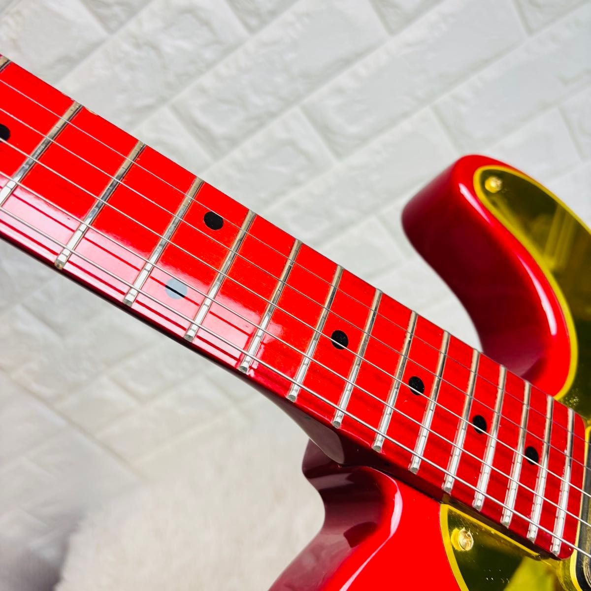 Bill Lawrence BKIM-60G Telecaster Red Gold Parts Electric Guitar