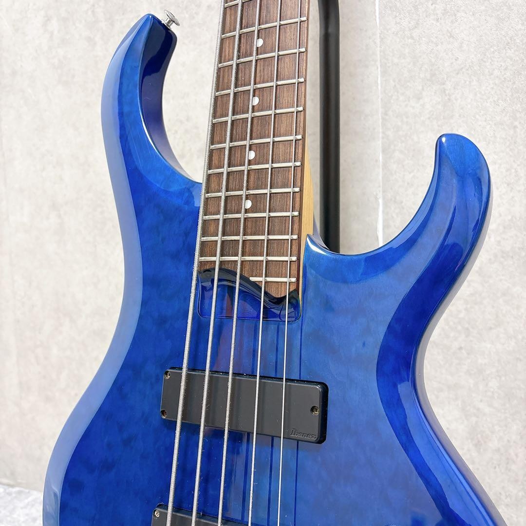 Ibanez Btb 405Qm 5 String Bass Quilted Maple Blue