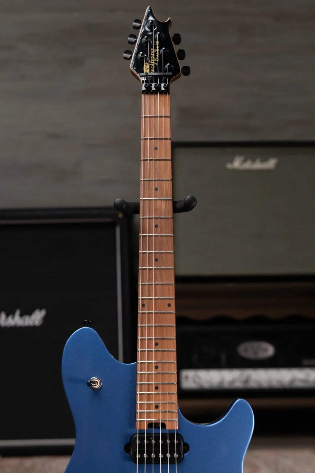EVH Wolfgang Standard, Baked Maple Fingerboard – Pelham Blue