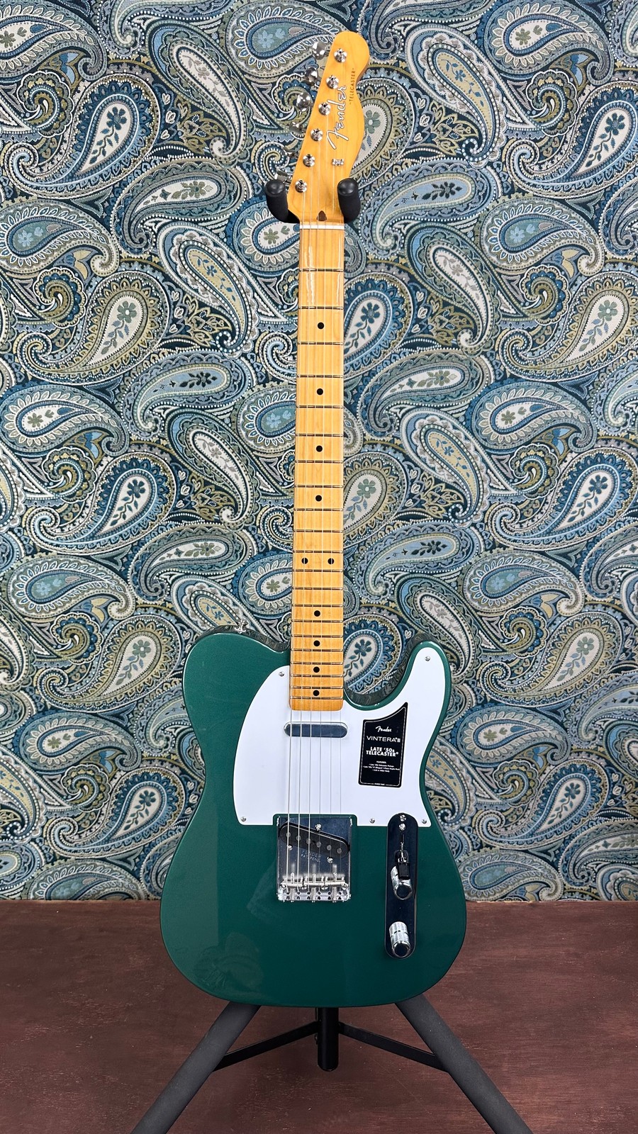 Fender Vintera III Late ’50s Telecaster Sherwood Green Metallic w/Gig Bag