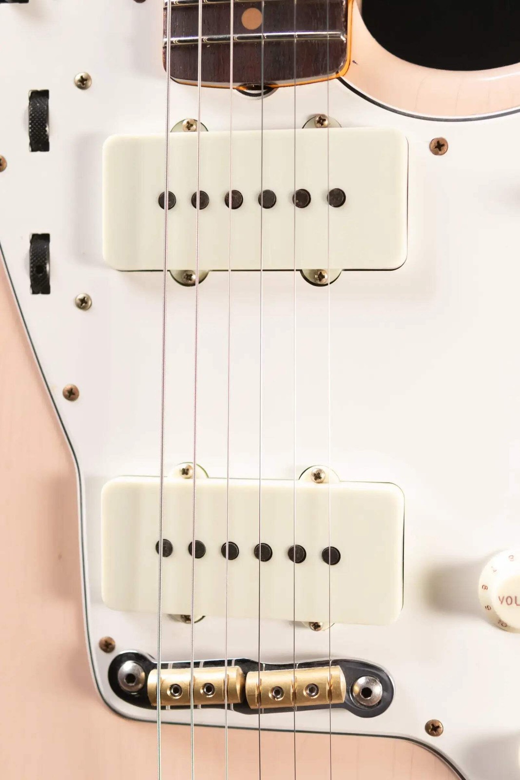 Fender Custom Shop 1963 Jazzmaster Relic Electric Guitar – Aged Shell Pink with