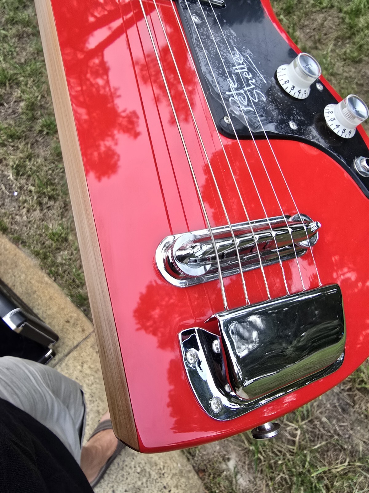 Eastwood PETE SHELLEY Autographed Numbered Buzzcocks STARWAY Guitar W CASE CANDY
