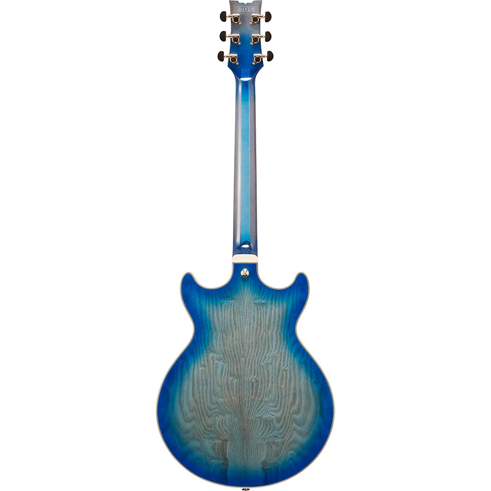 Ibanez Artcore Expressionist AM93QA SemiHollow Electric Guitar Jet Blue Burst