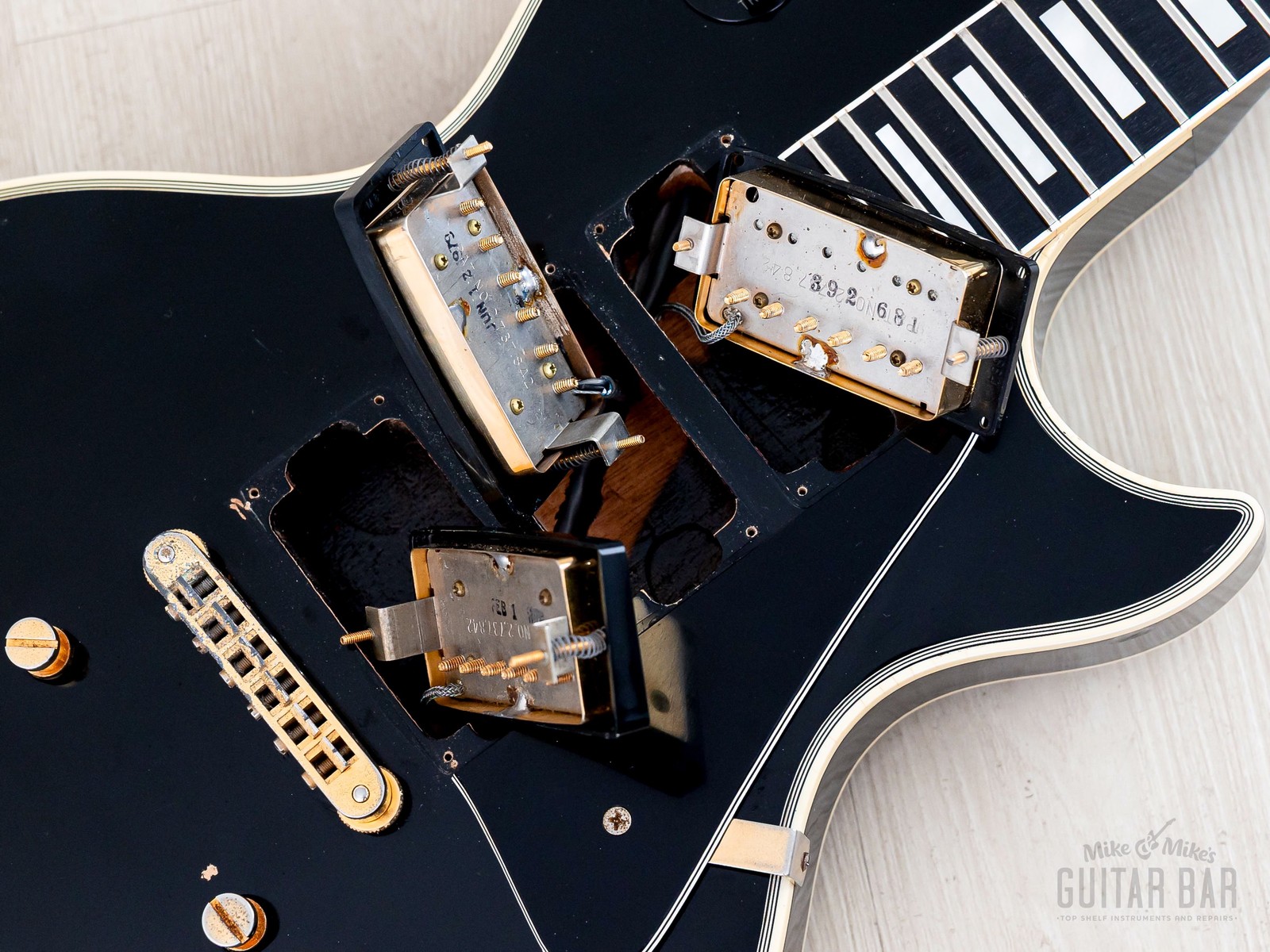 1981 Gibson Les Paul Custom Black Beauty 3 Pickup w/ Tim Shaw & T Tops, Case