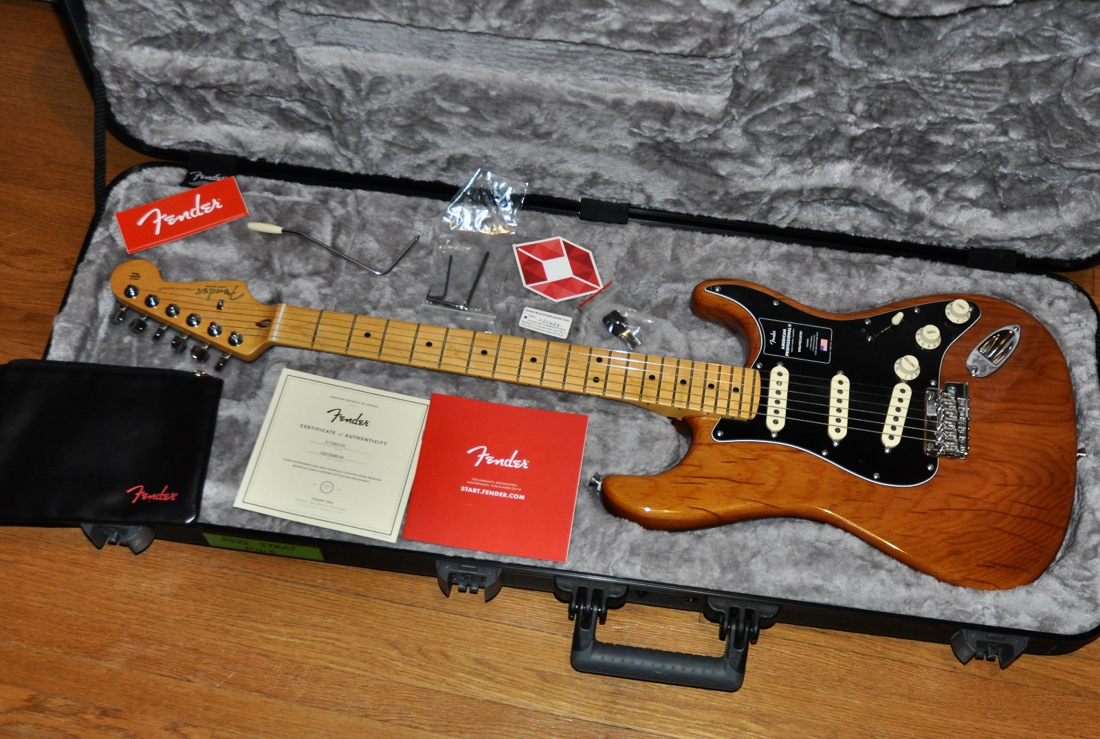 Fender American Professional II Stratocaster • Roasted Pine – Maple Neck • OHSC