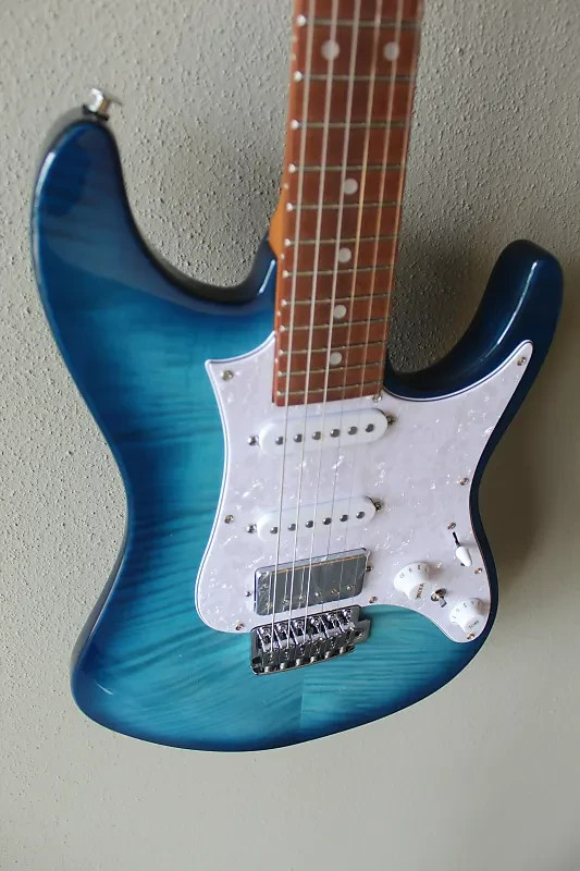 Brand New Ibanez Standard AZ22S1F Electric Guitar – Transparent Turquoise Burst