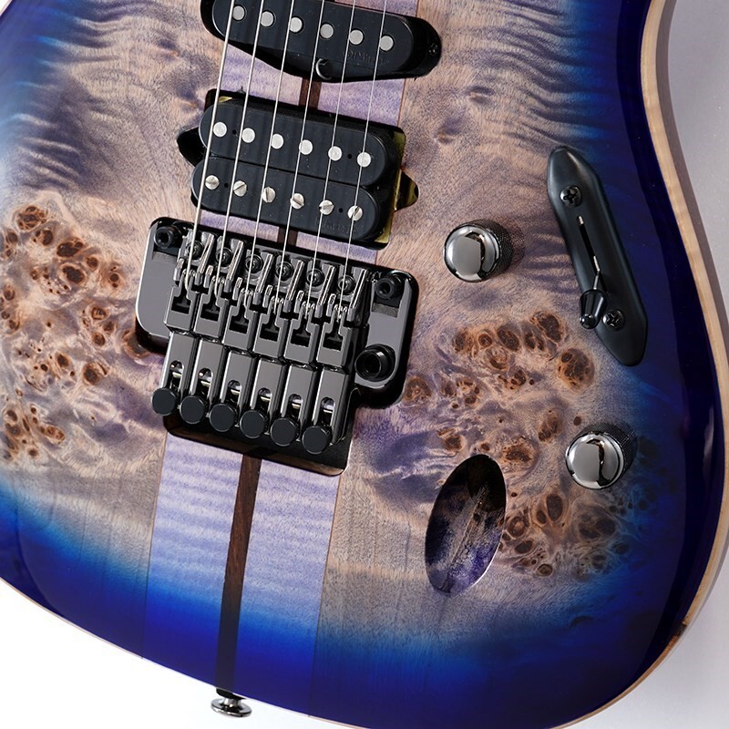 Ibanez Premium S1070PBZ-CLB Cerulean Blue Burst Electric Guitar with Gig bag