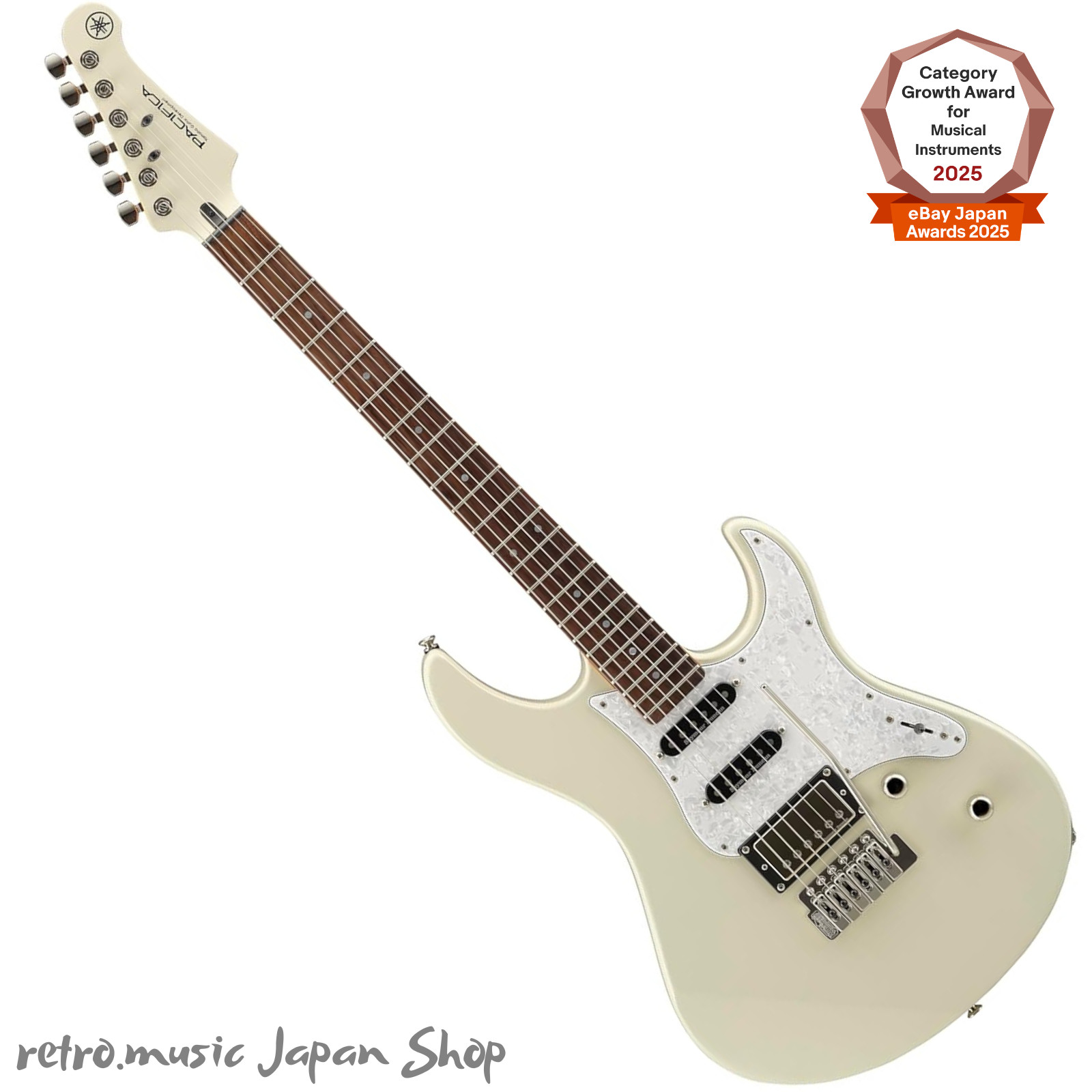 YAMAHA PACIFICA 612VIIX VW Vintage White Electric Guitar Seymour Duncan SSL-1
