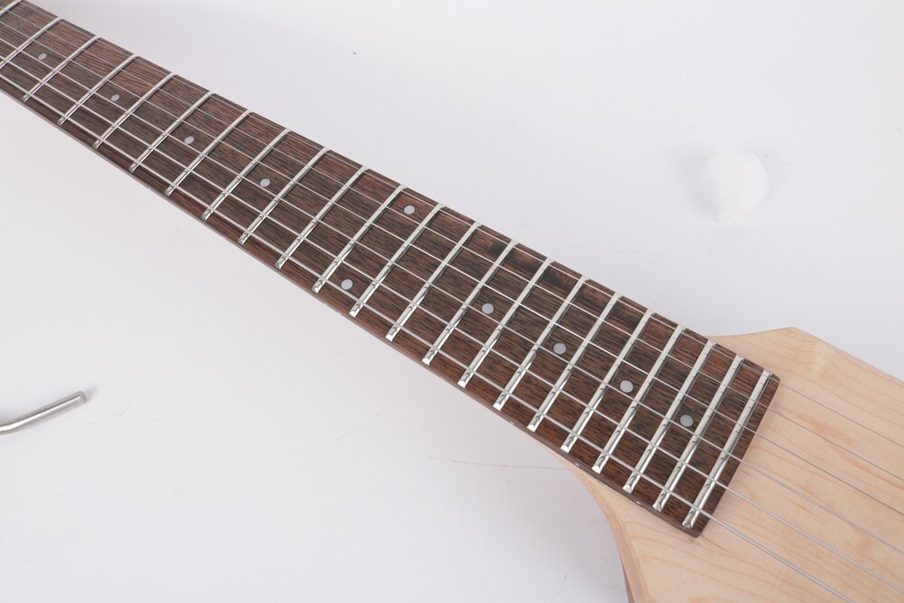 Ultra Short Scale headless portable electric silent travel guitar