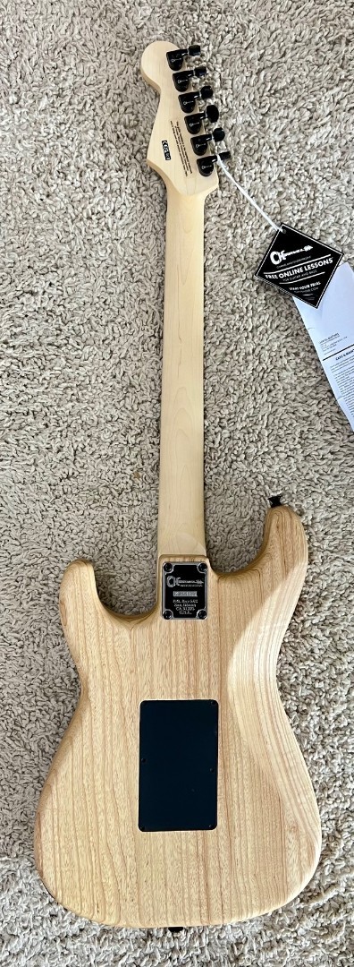 Charvel Pro-Mod So-Cal Style 1 HH FR M, Maple Neck, Natural Ash Electric Guitar