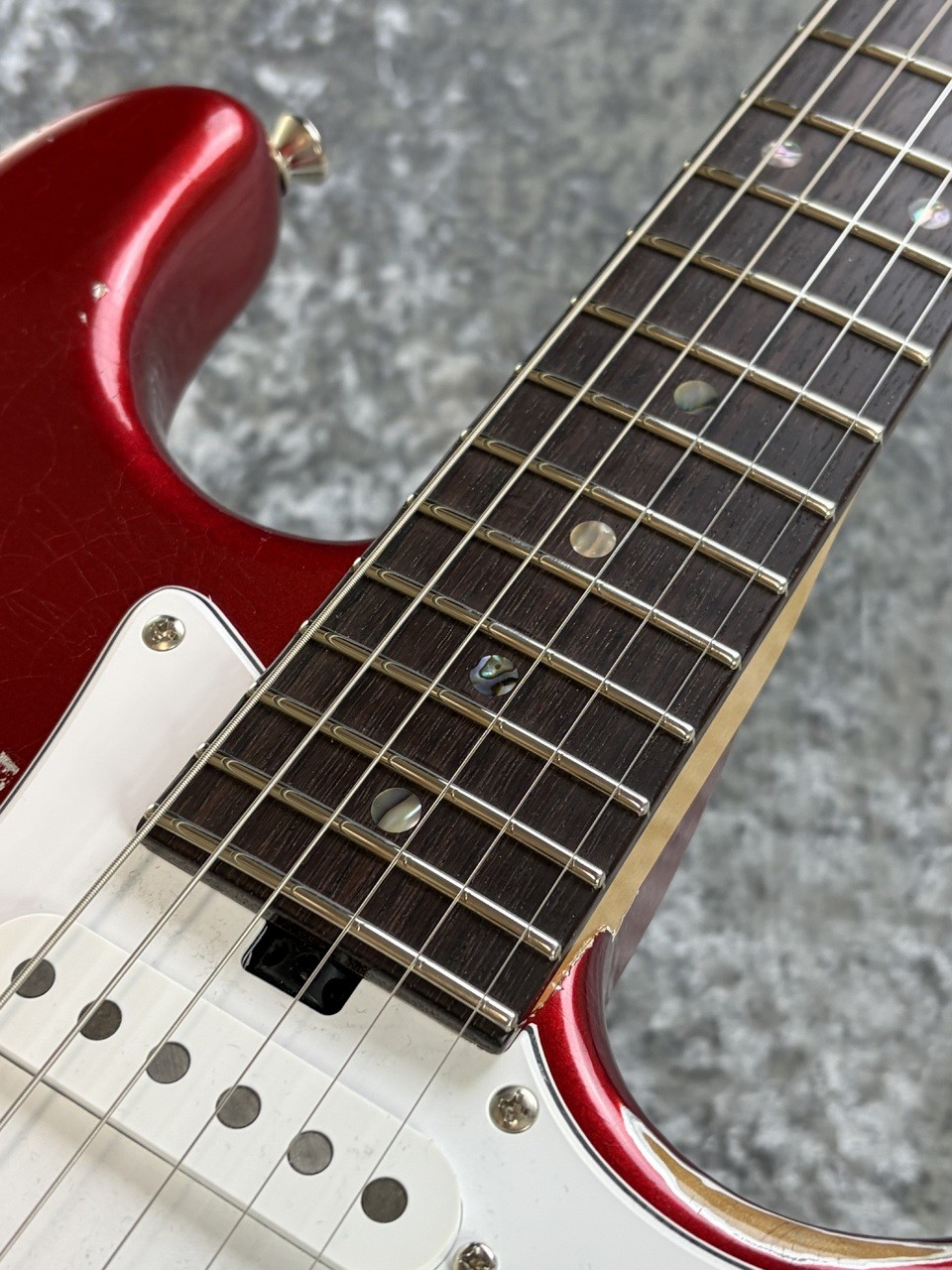 Red House Piccola S/SSS Candy Apple Red Heavy Aged Used