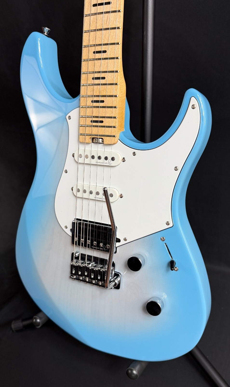 Yamaha PACP12M Pacifica Professional HSS Electric Guitar Beach Blue Burst Finish