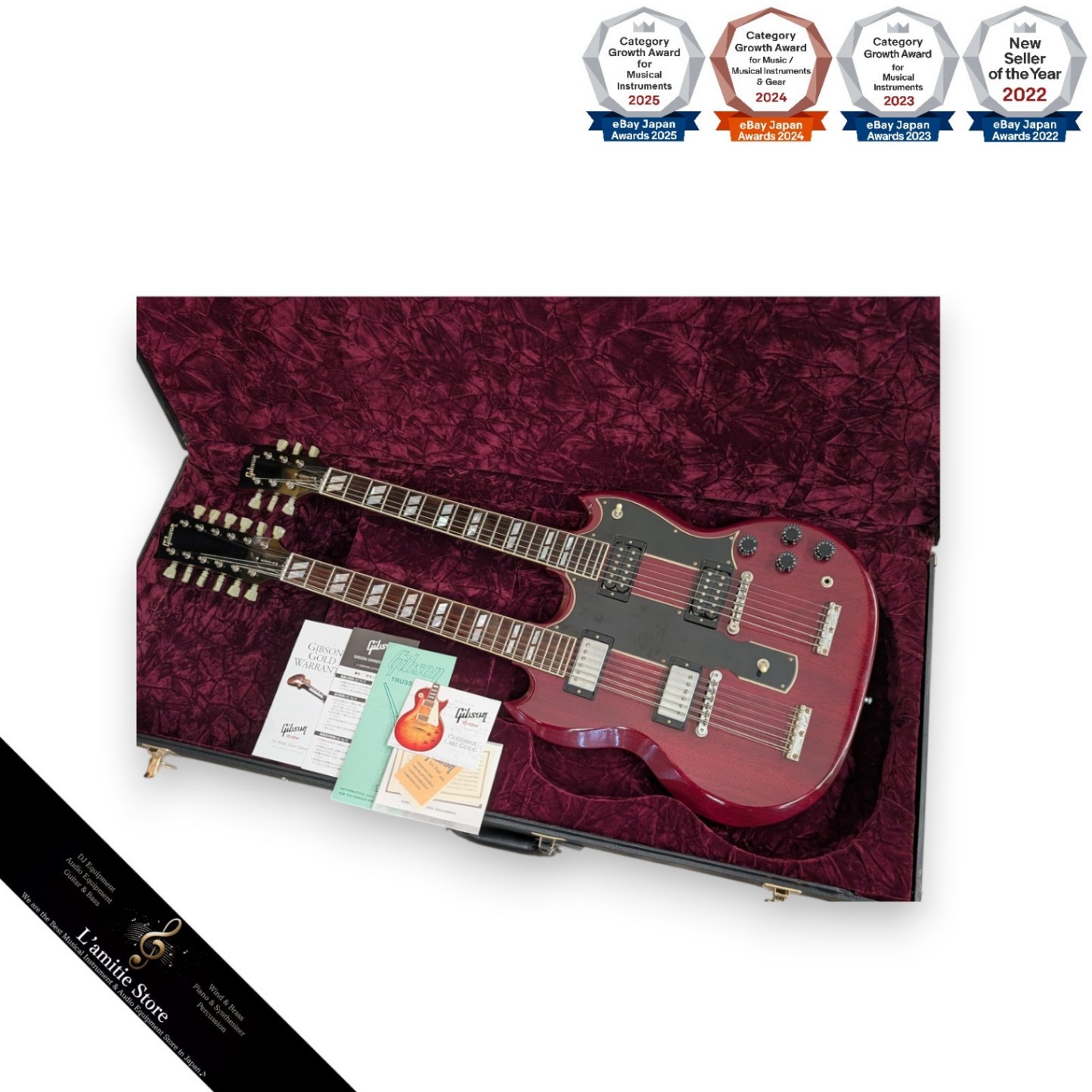 Gibson Custom Shop Inspired by Jimmy Page EDS1275 Double Neck VOS 2007
