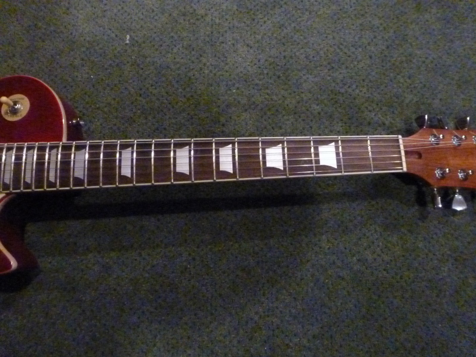lp style electric guitar. M.R.B. Cutoms .please read !