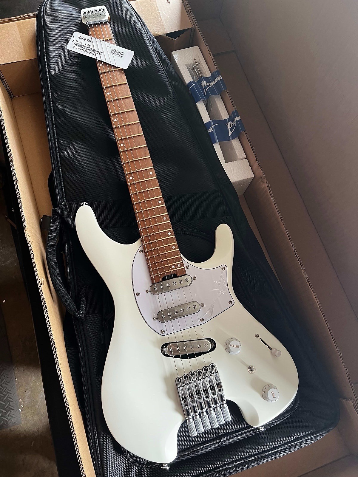 Ibanez Ichika Signature ICHI10 Electric Guitar – Vintage White Matte