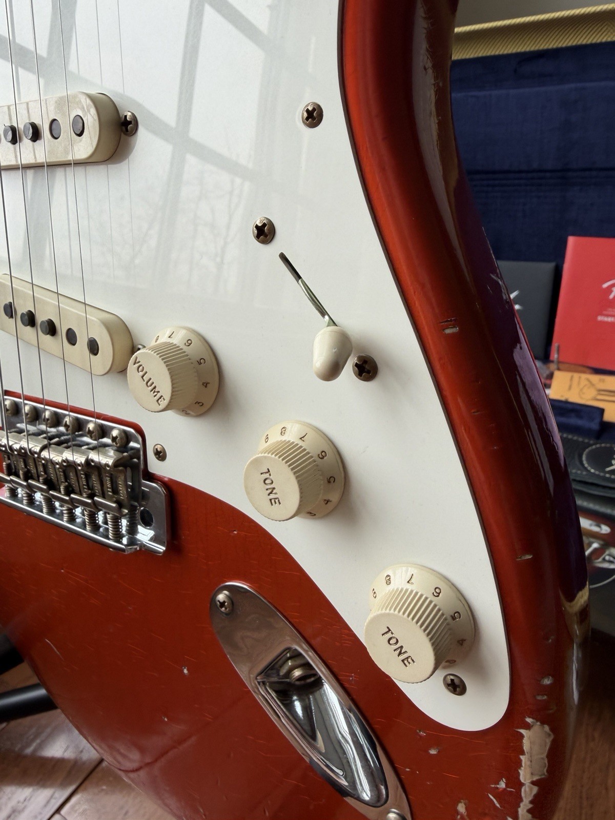 2025 Fender Custom Shop ‘57 Stratocaster SR25 Heavy Relic – Aged Candy Tangerine