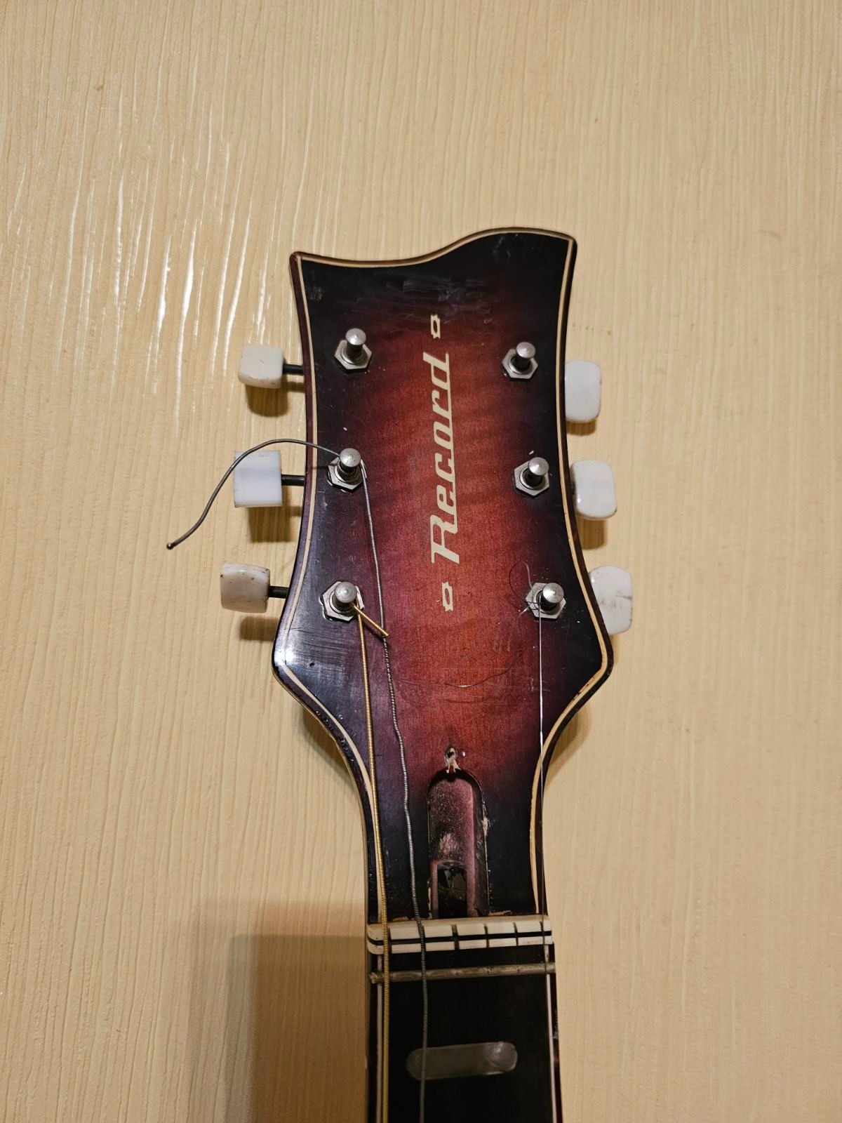 70s Musima Record GDR Germany Electric Guitar Vintage and very Rare