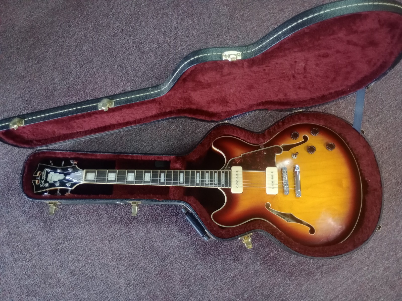 D’Angelico DAPDCVSBCSCB9EX Premier DC Boardwalk (P90s) Semi-Hollow *** FREE SHIP